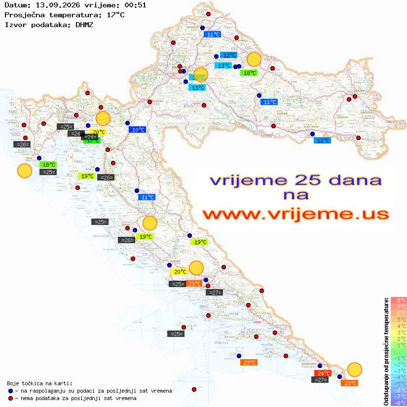 Vrijeme danas