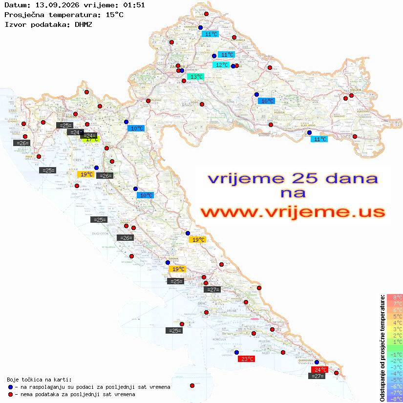 Vrijeme danas