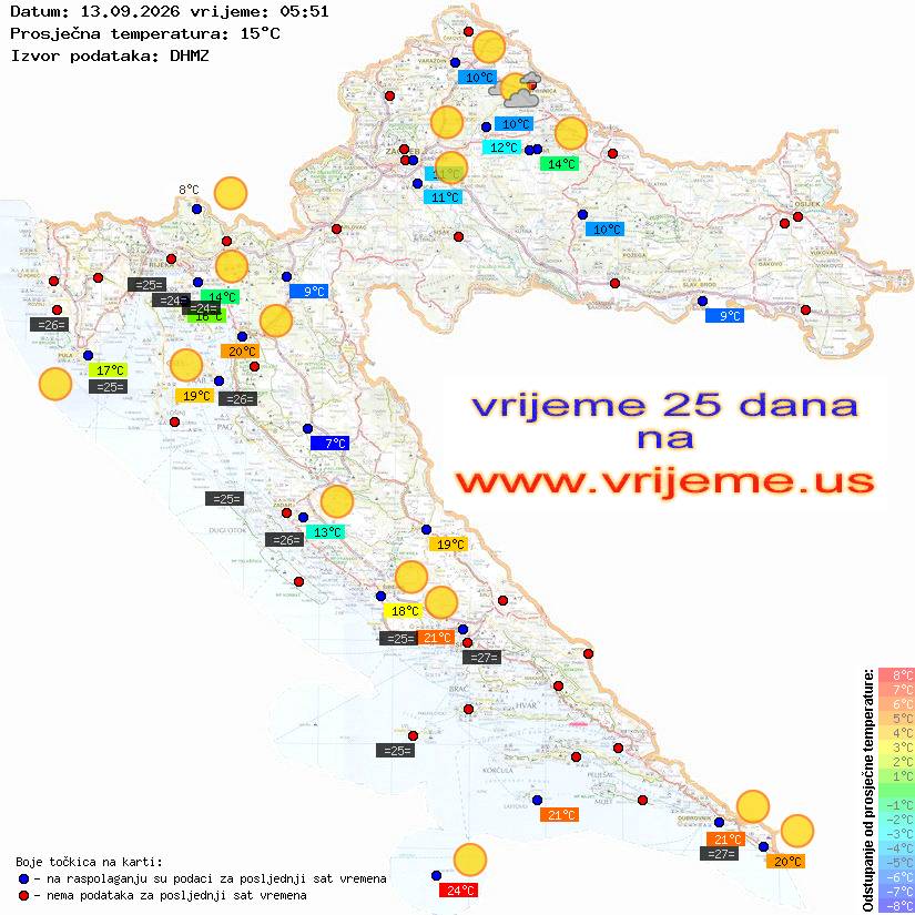 Vrijeme danas