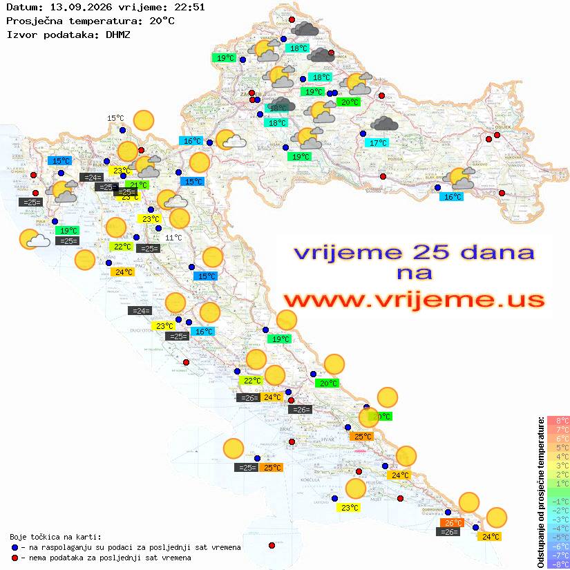 Vrijeme danas