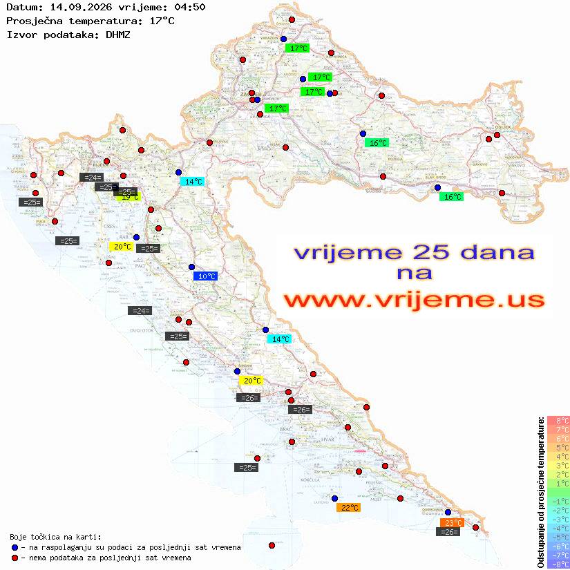 Vrijeme danas
