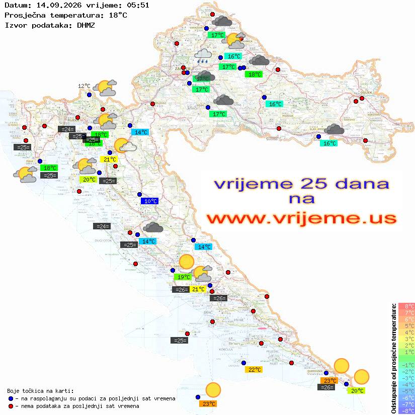Vrijeme danas