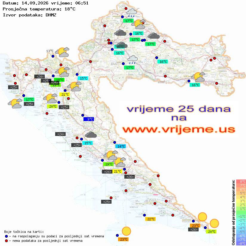 Vrijeme danas