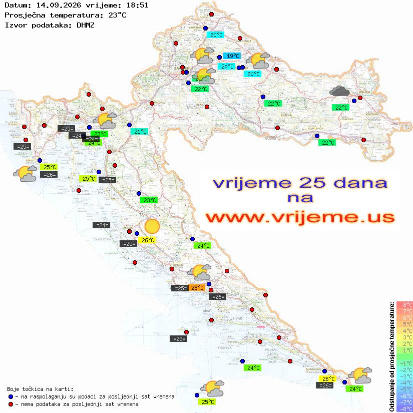 Vrijeme danas