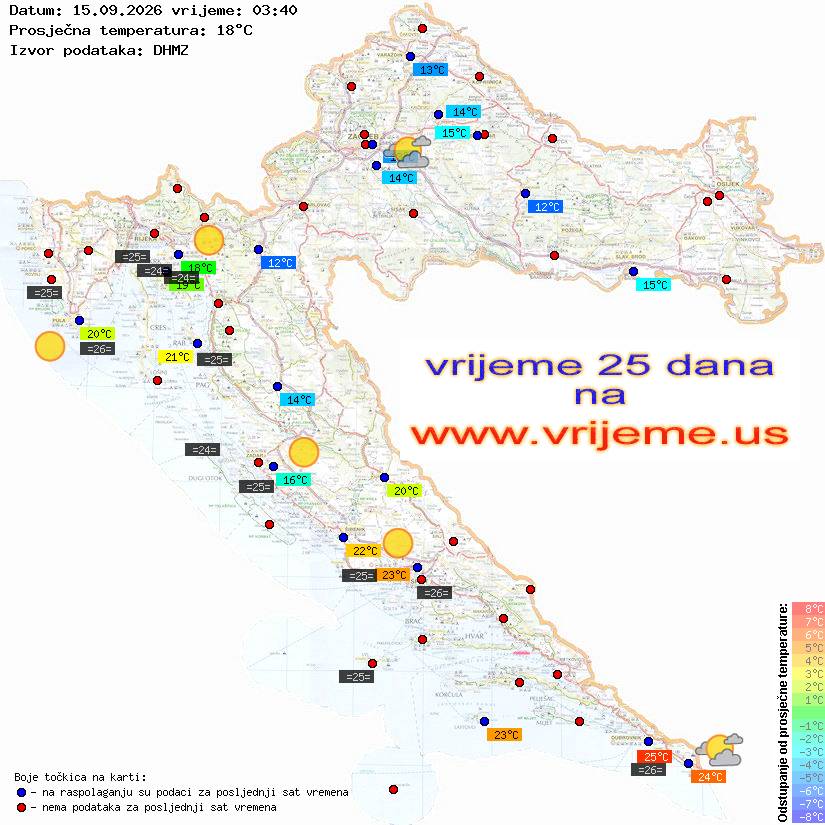 Vrijeme danas