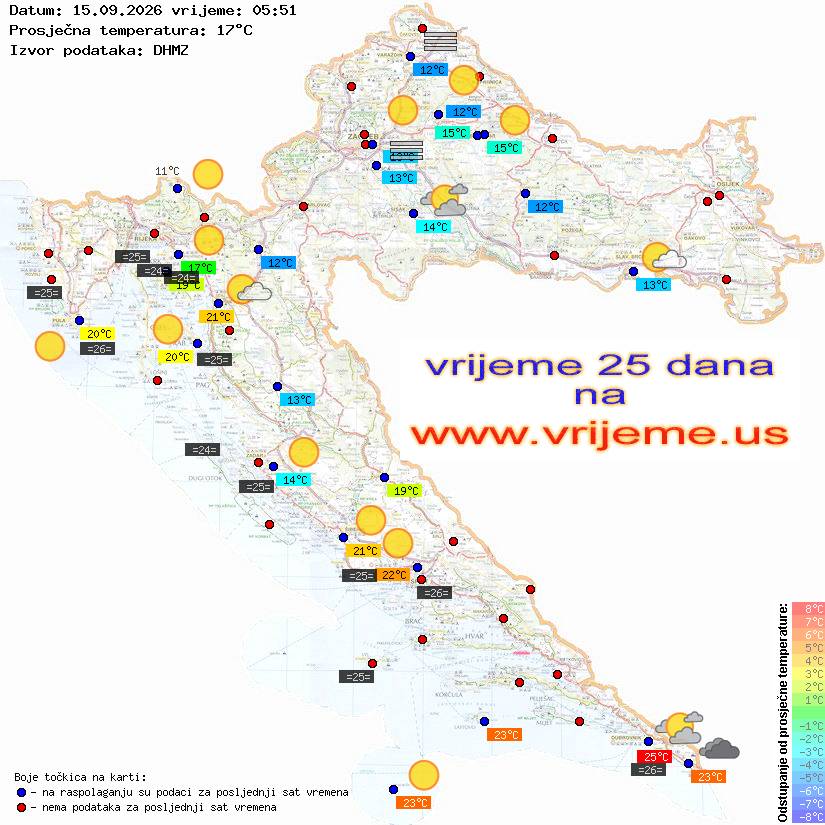 Vrijeme danas