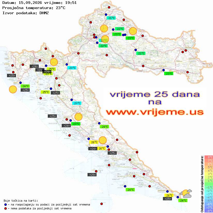 Vrijeme danas