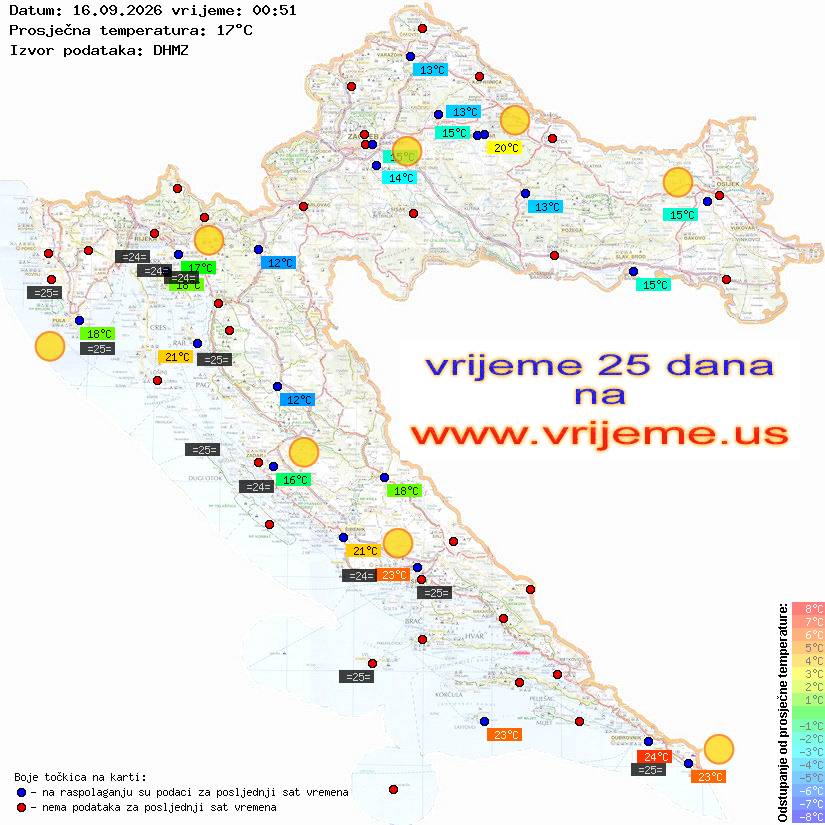 Vrijeme danas