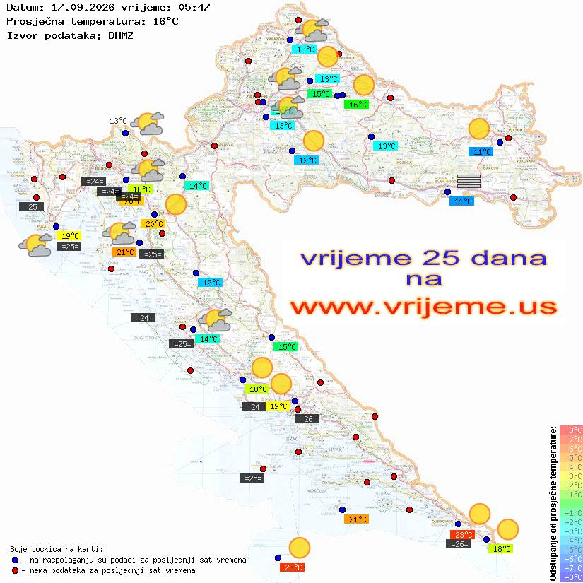 Vrijeme danas