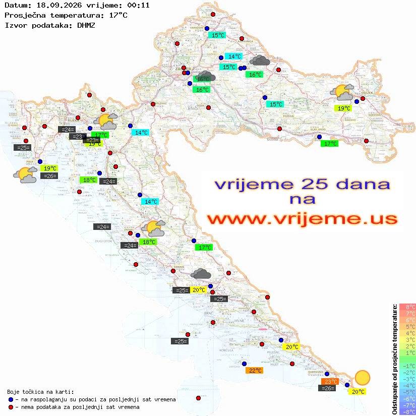 Vrijeme danas
