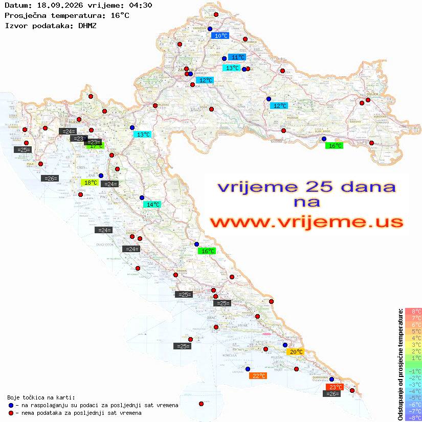 Vrijeme danas