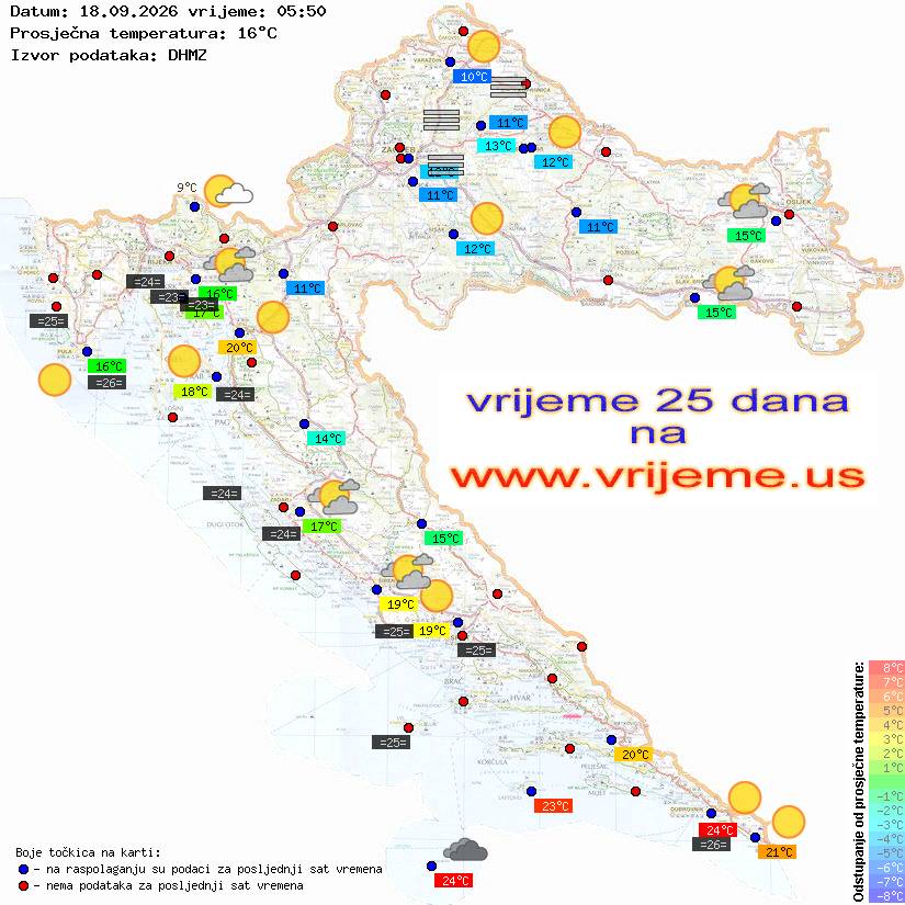 Vrijeme danas