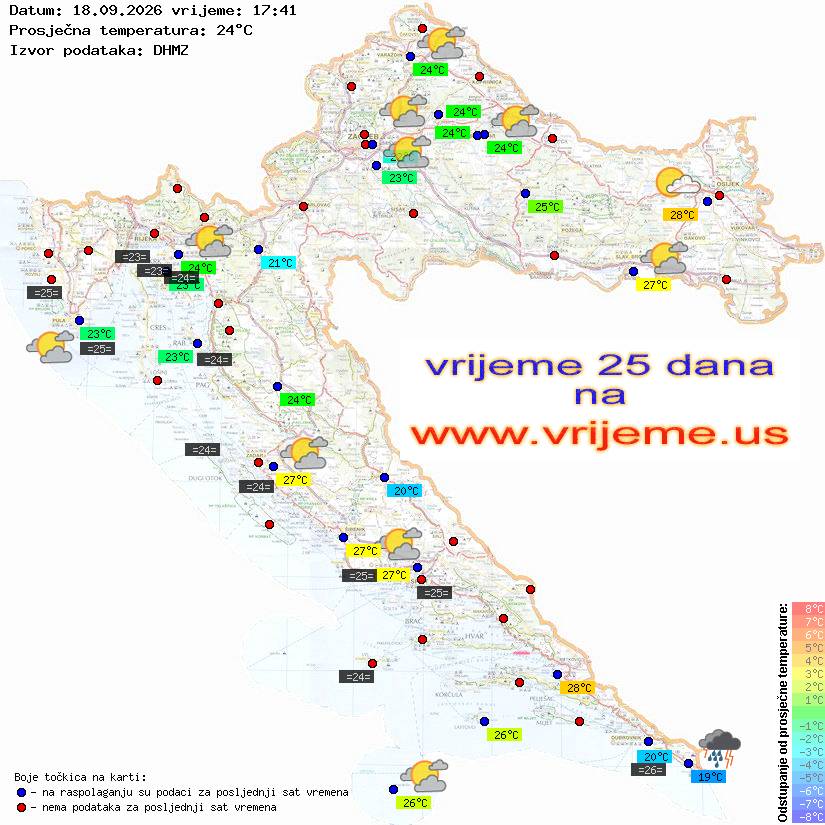 Vrijeme danas