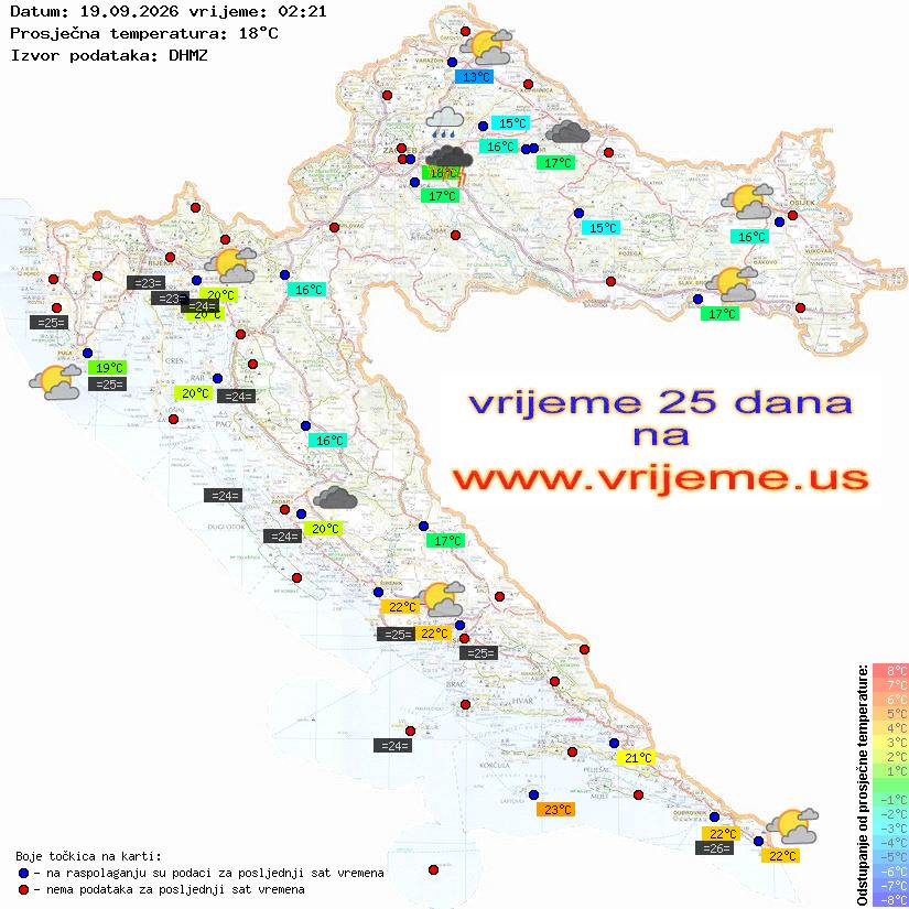 Vrijeme danas