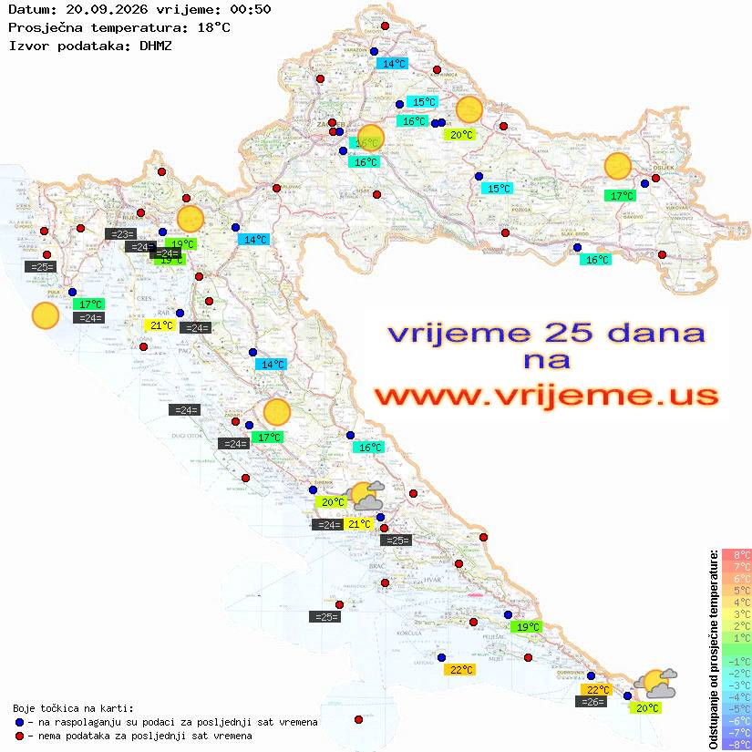 Vrijeme danas