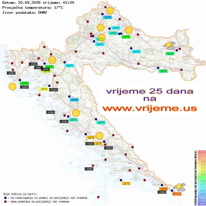 Vrijeme danas