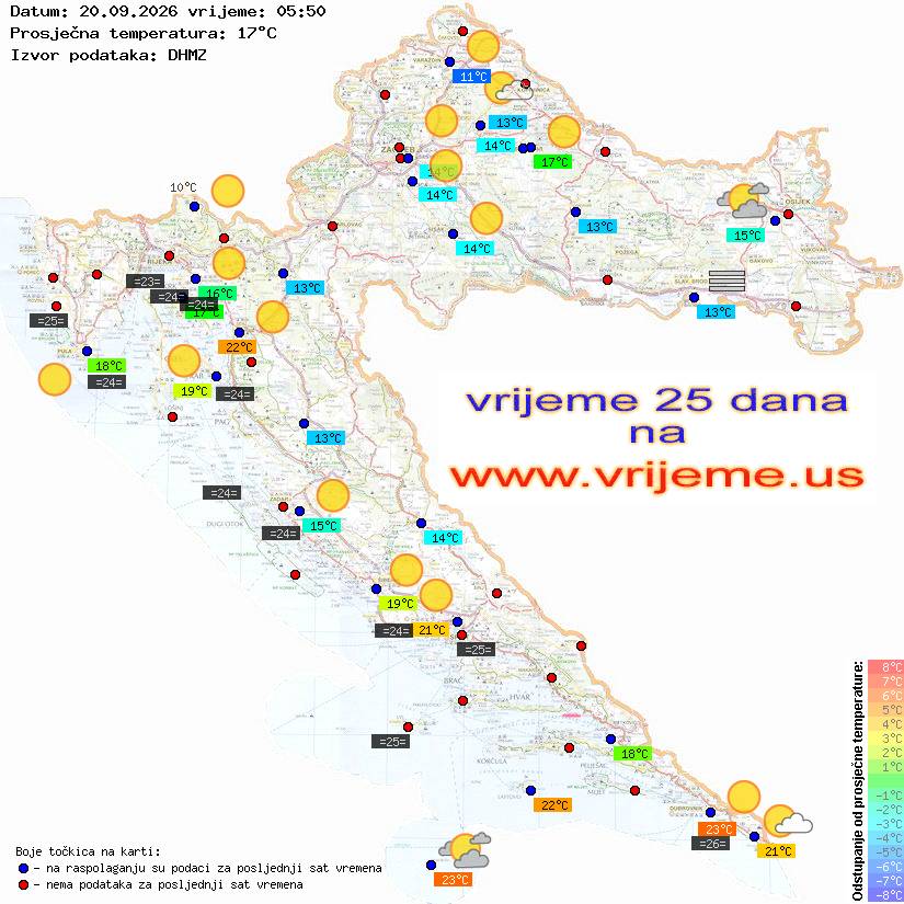 Vrijeme danas