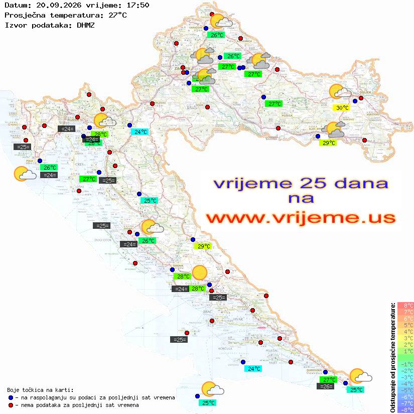 Vrijeme danas