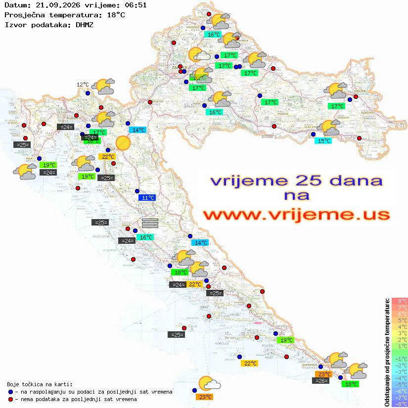 Vrijeme danas