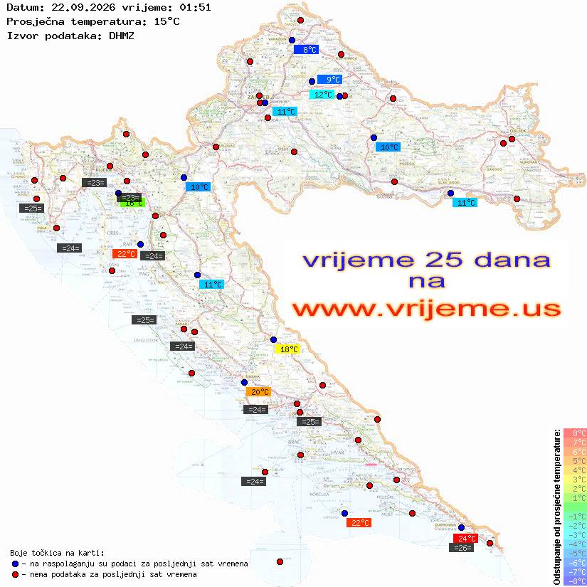 Vrijeme danas