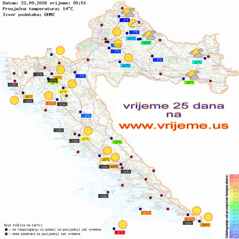 Vrijeme danas