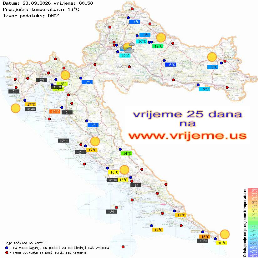 Vrijeme danas