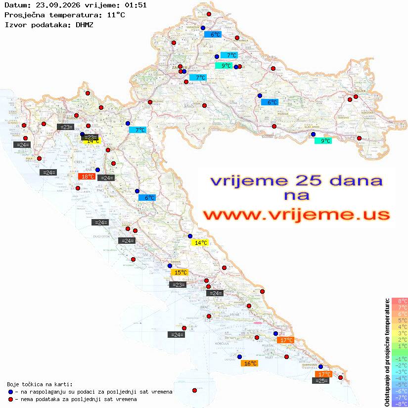 Vrijeme danas