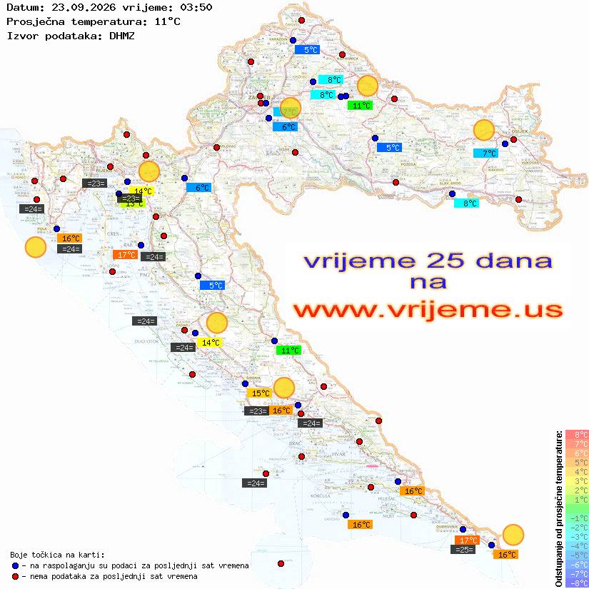 Vrijeme danas