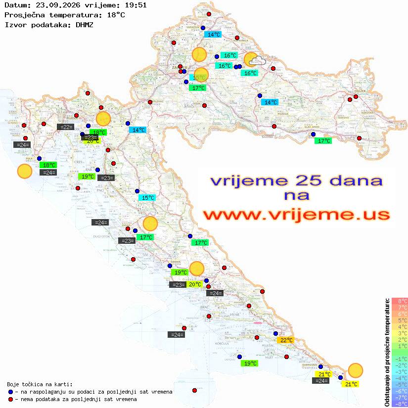 Vrijeme danas