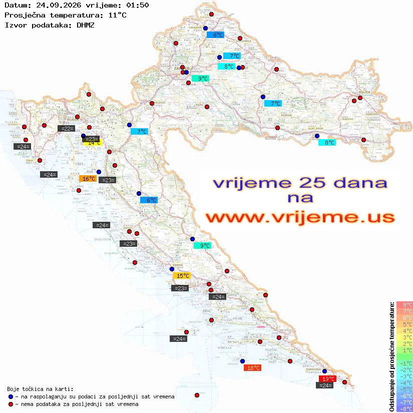 Vrijeme danas