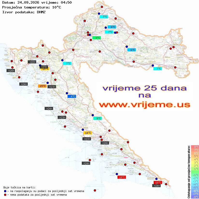 Vrijeme danas