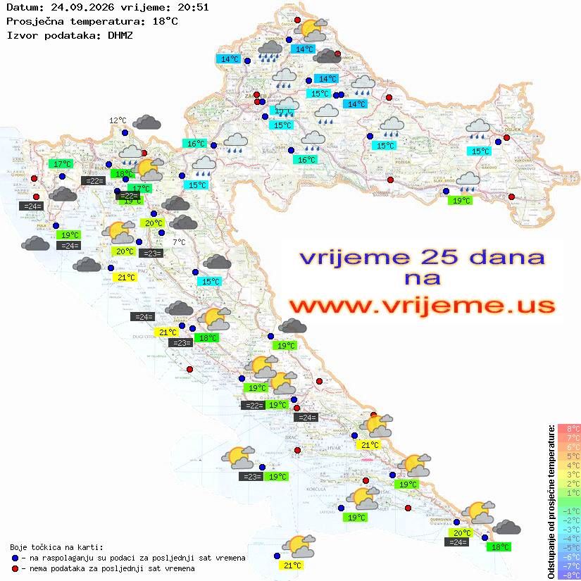 Vrijeme danas