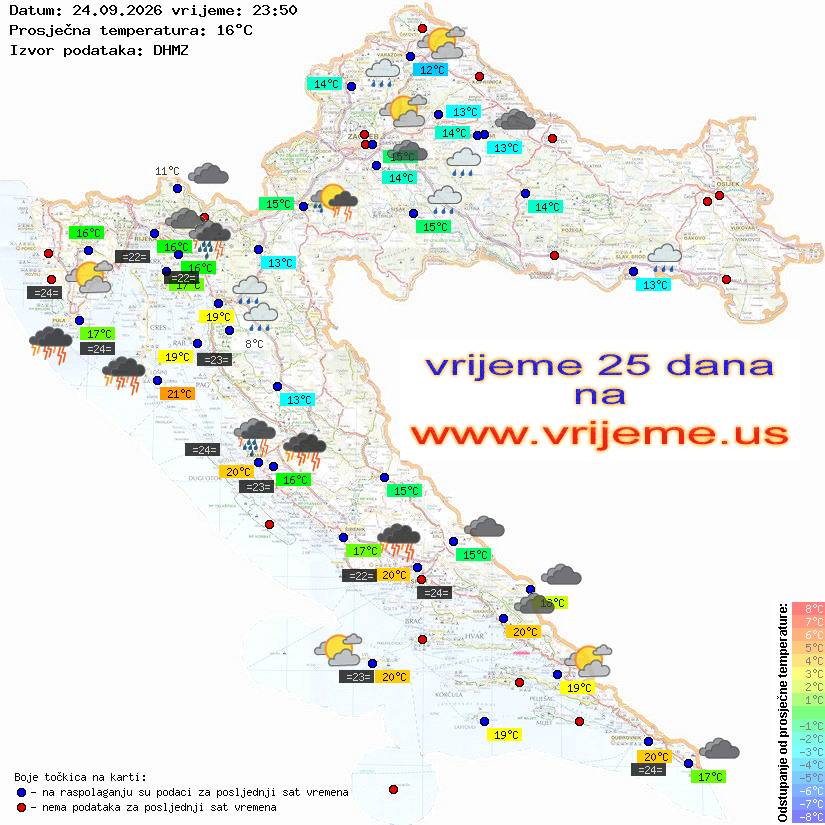 Vrijeme danas