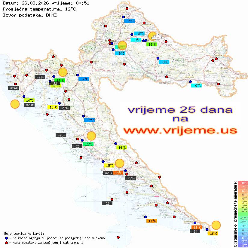 Vrijeme danas