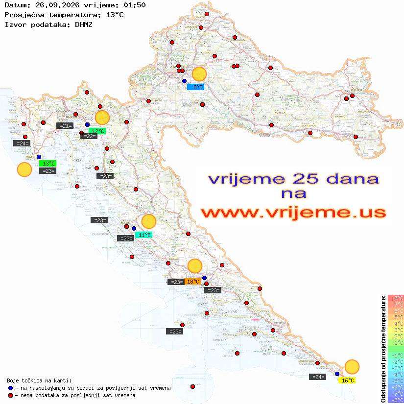 Vrijeme danas
