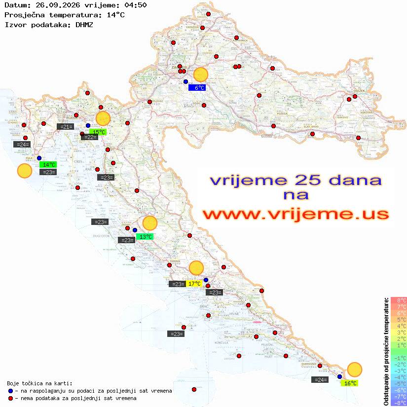 Vrijeme danas