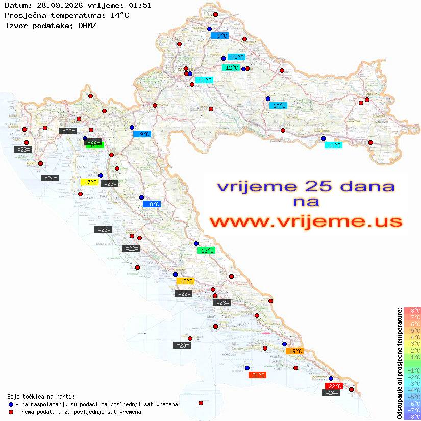 Vrijeme danas