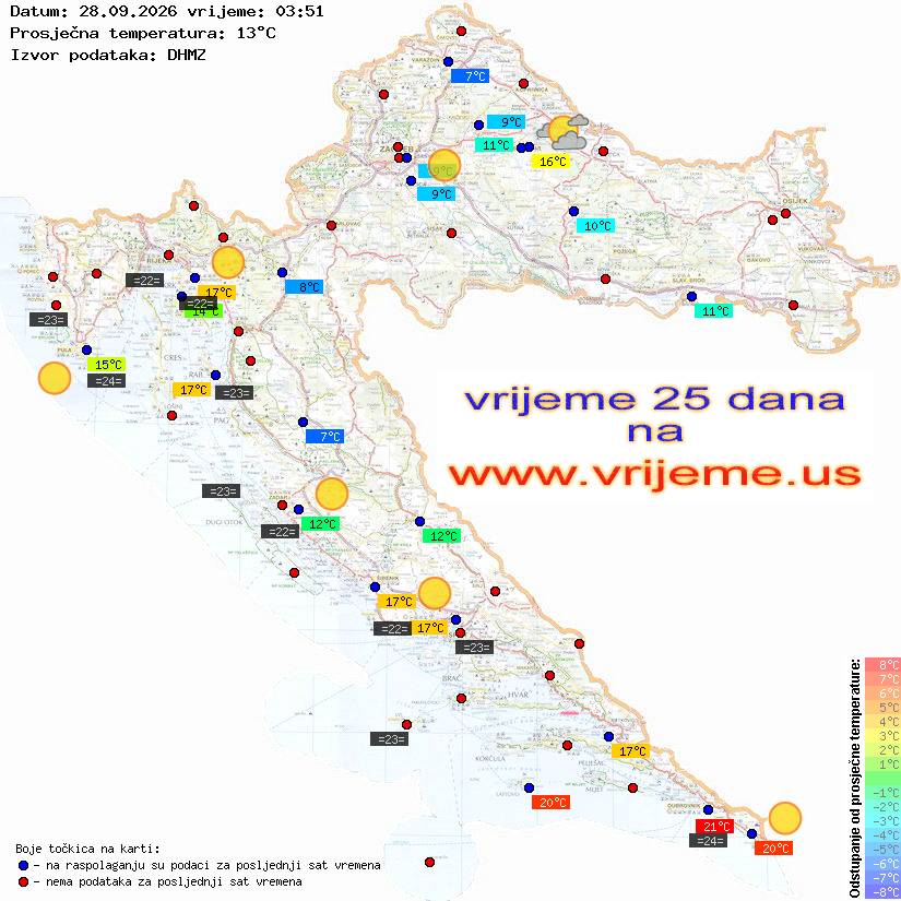 Vrijeme danas