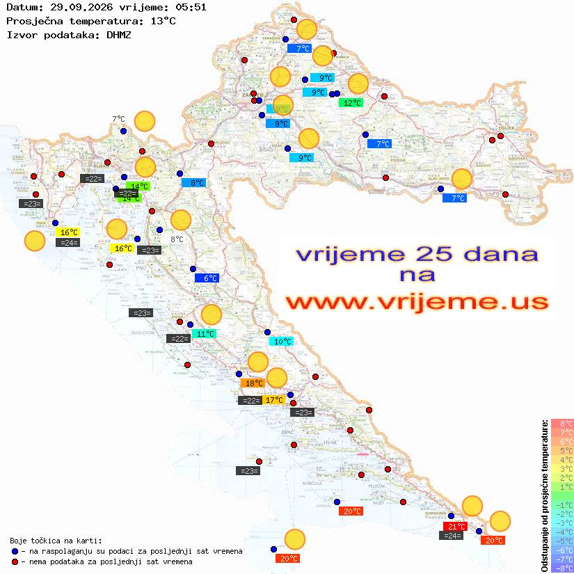 Vrijeme danas