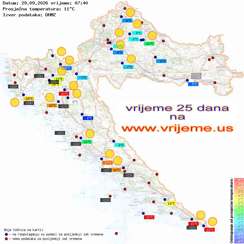 Vrijeme danas