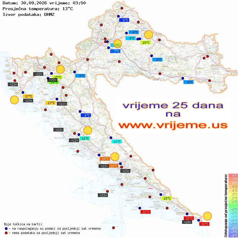 Vrijeme danas