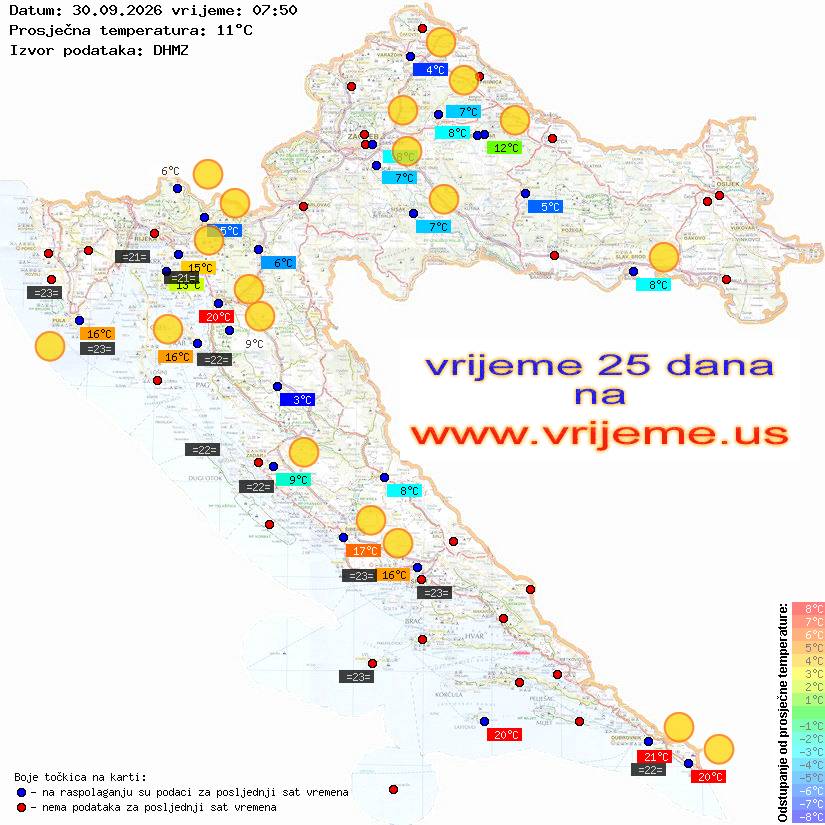 Vrijeme danas