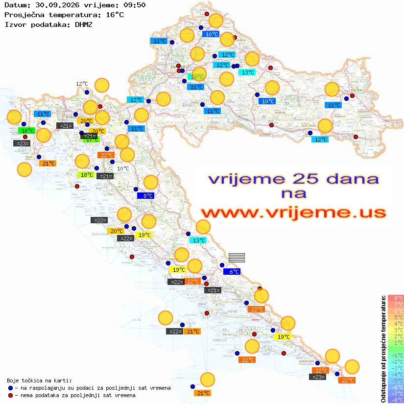 Vrijeme danas