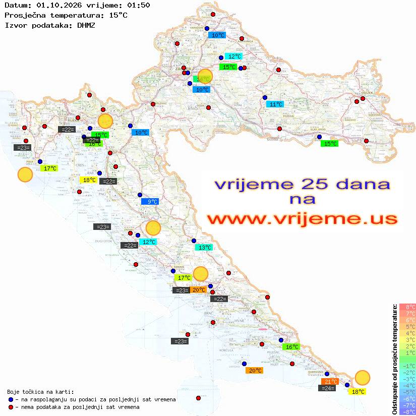 Vrijeme danas