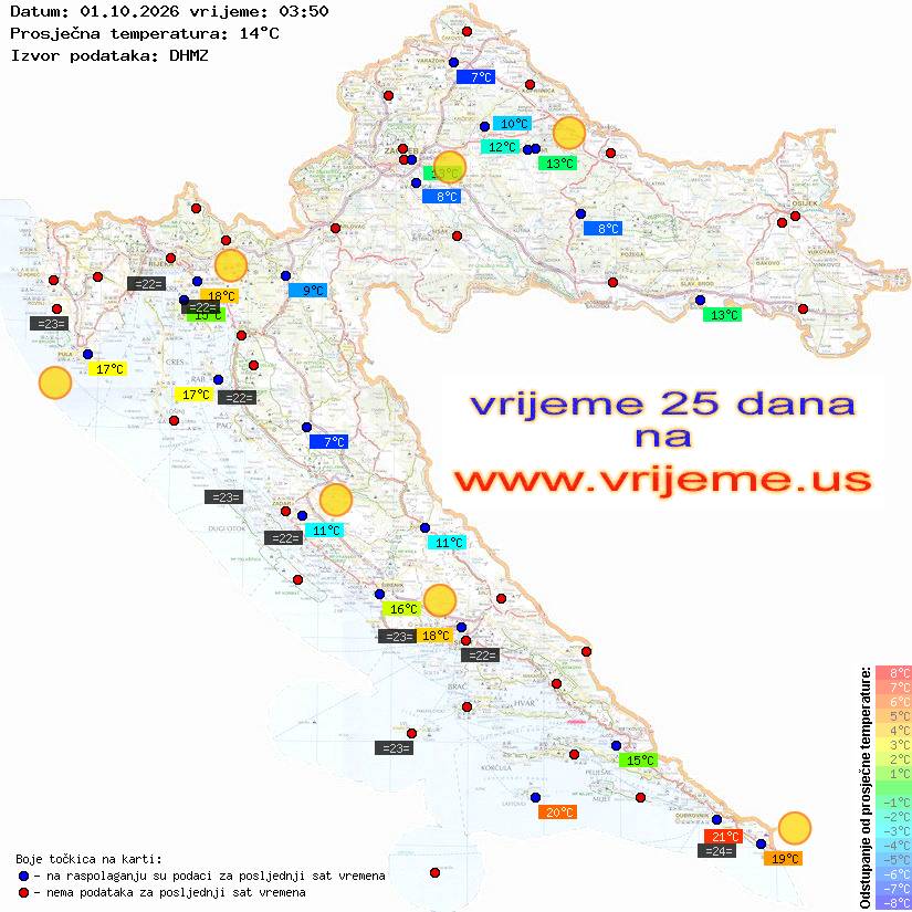 Vrijeme danas