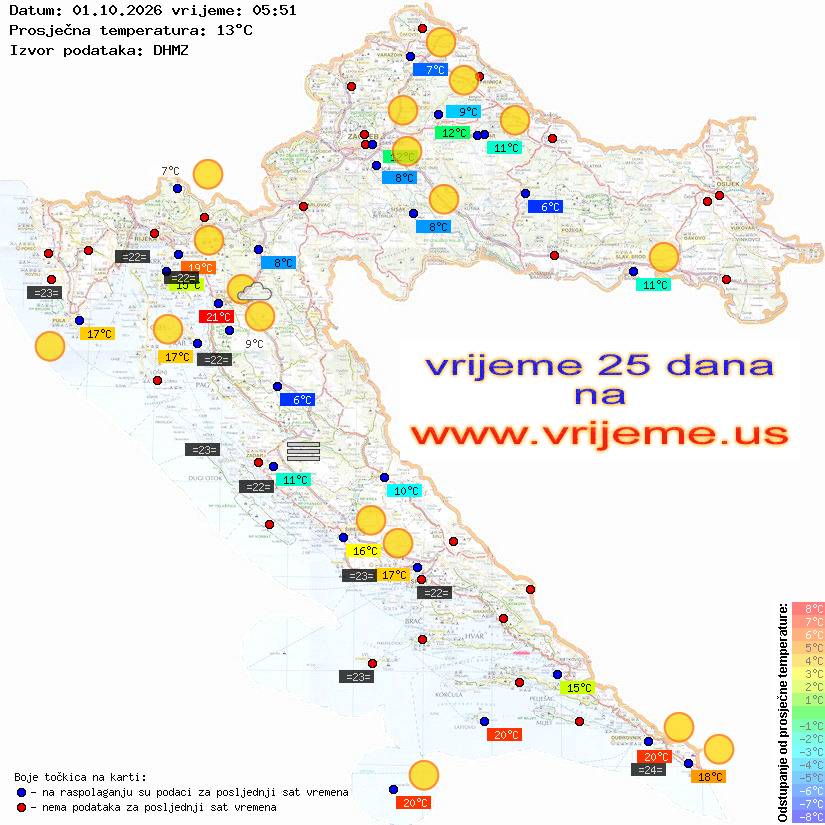 Vrijeme danas