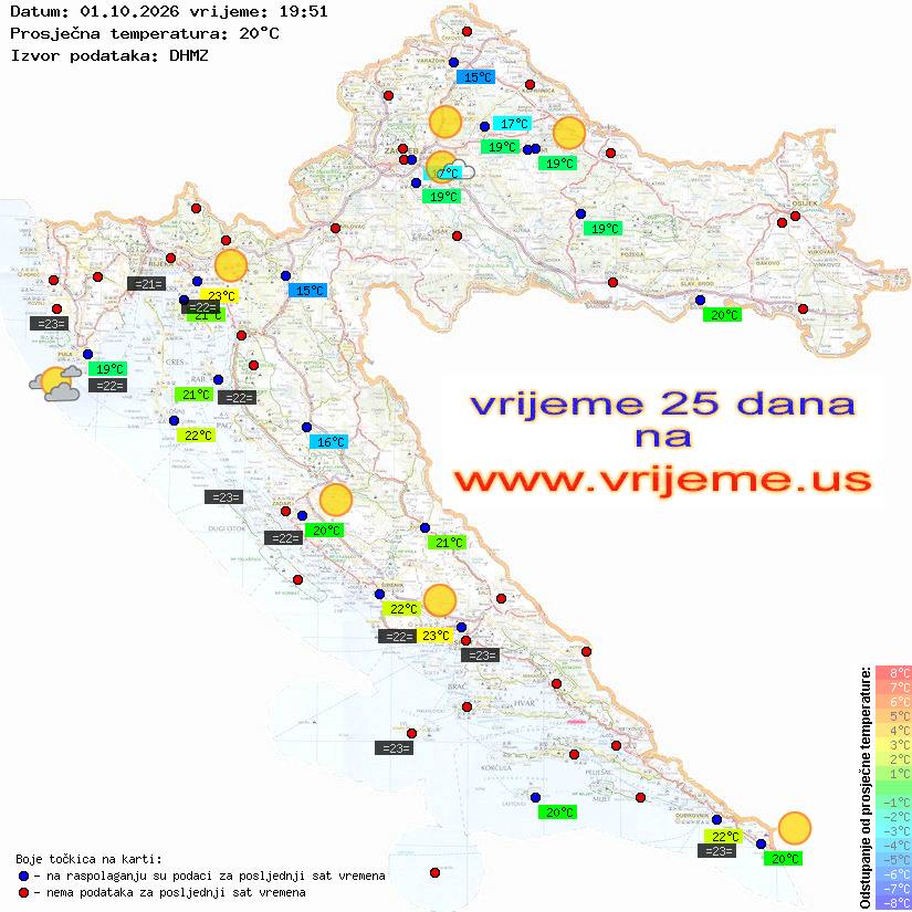 Vrijeme danas