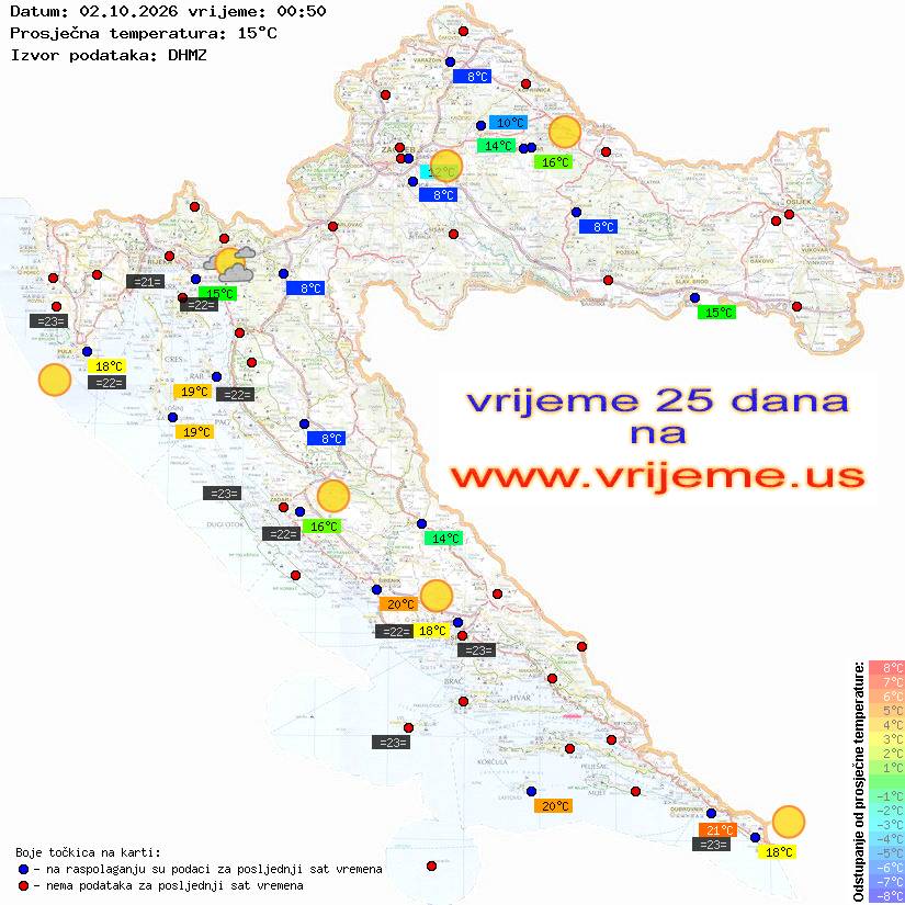 Vrijeme danas