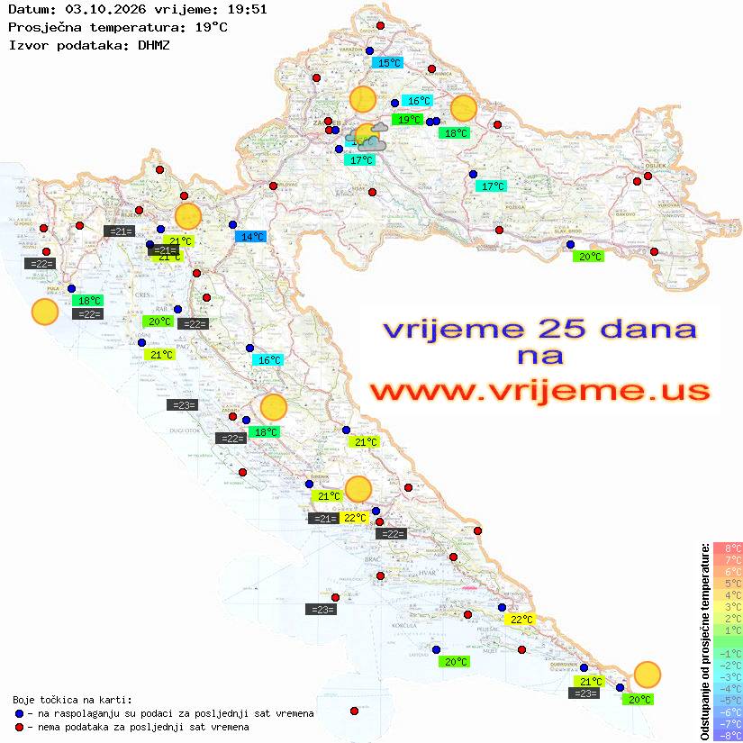 Vrijeme danas