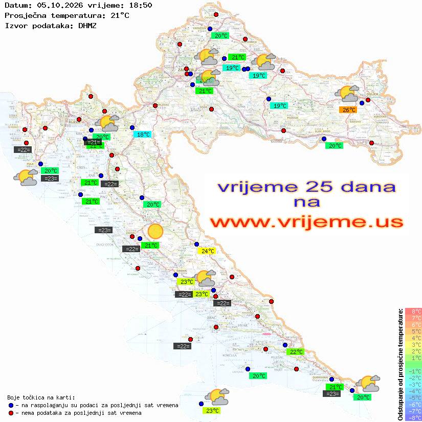 Vrijeme danas